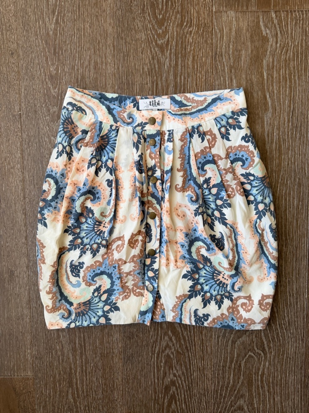 Tibi Paisley Silk Skirt- super cute!